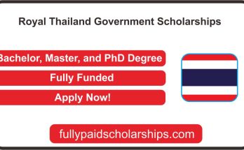 Royal Thai Government Scholarships 2022 Fully Funded