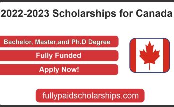 2022-2023 Scholarships for Canada