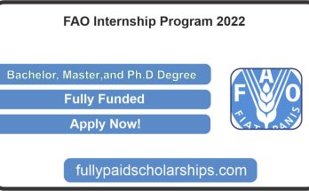 FAO Internship Program 2022 (Fully Funded)