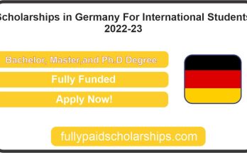 Scholarships in Germany For International Students 2022-23 (Fully Funded)