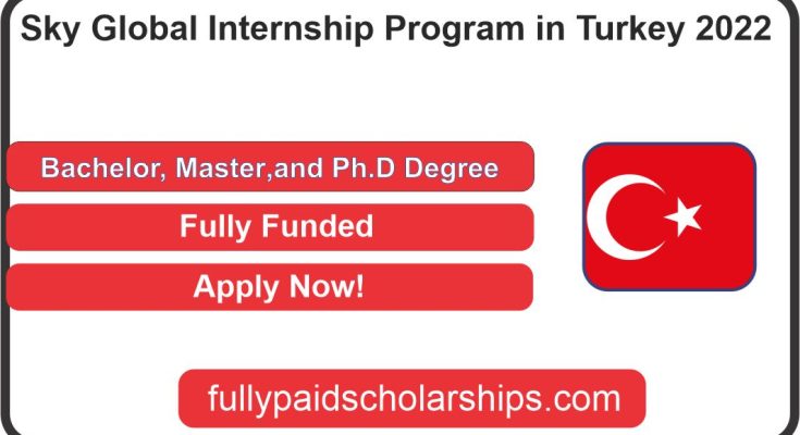 Sky Global Internship Program in Turkey 2022 (Fully Funded)