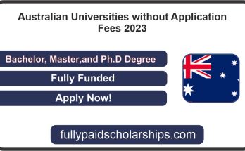 Australian Universities without Application Fees 2023 | (Explained)