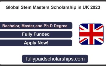 Global Stem Masters Scholarship in UK 2023