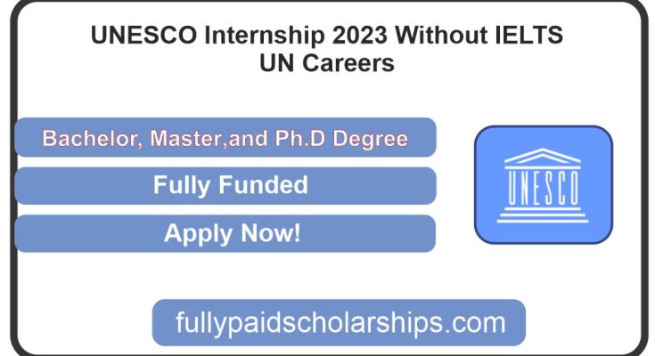 UNESCO Internship 2023 Without IELTS – UN Careers