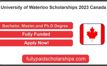 University of Waterloo Scholarships 2023 Canada
