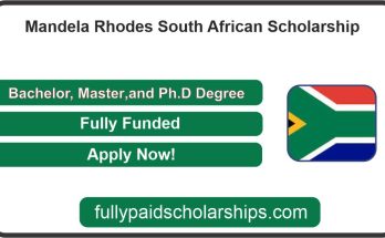 Mandela Rhodes South African Scholarship In 2023