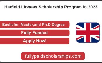 Hatfield Lioness Scholarship Program In 2023