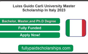 Luiss Guido Carli University Master Scholarship In Italy 2023