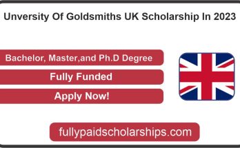 Unversity Of Goldsmiths UK Scholarship In 2023