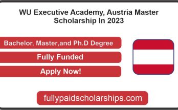 WU Executive Academy, Austria Master Scholarship In 2023