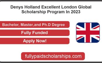 Denys Holland Excellent London Global Scholarship Program In 2023