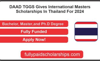 DAAD TGGS Gives International Masters Scholarships In Thailand For 2024