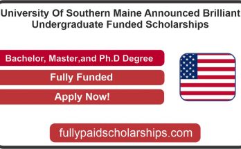 University Of Southern Maine Announced Brilliant Undergraduate Funded Scholarships In USA 2023