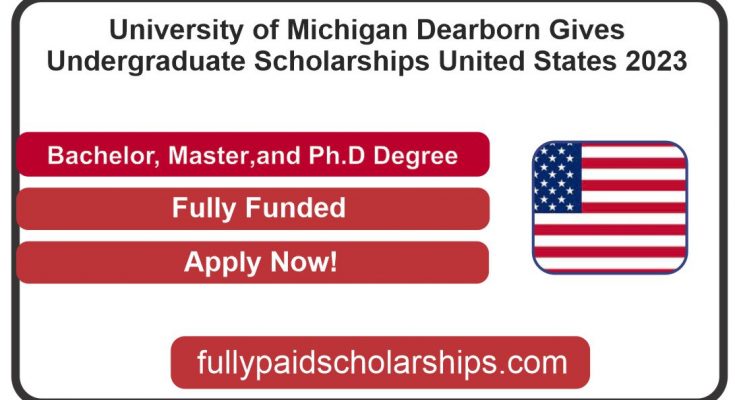 University of Michigan Dearborn Gives Undergraduate Scholarships In United States 2023