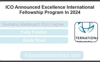 ICO Announced Excellence International Fellowship Program In 2024
