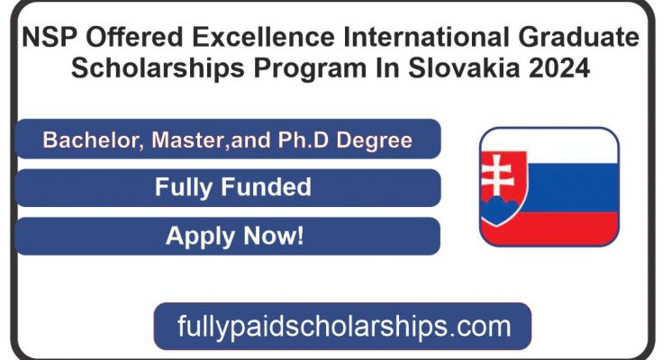 NSP Offered Excellence International Graduate Scholarships Program In Slovakia 2024