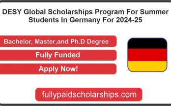 DESY Global Scholarships Program For Summer Students In Germany For 2024-25
