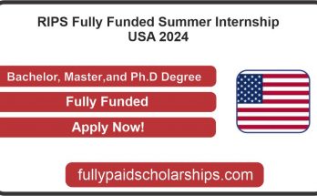 RIPS Fully Funded Summer Internship in USA 2024