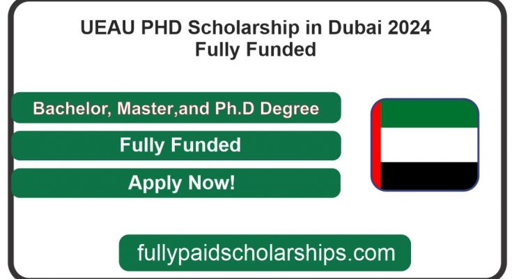 UEAU PHD Scholarship in Dubai 2024